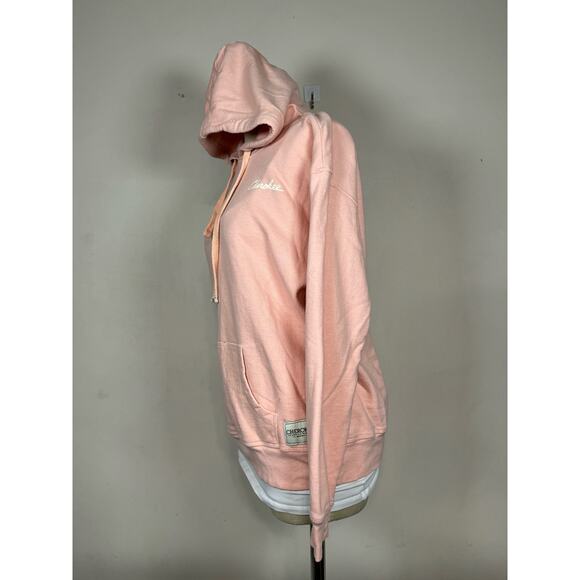 Cherokee Pink Pullover Hoodie Jacket Women Size XL USED - Picture 3 of 8